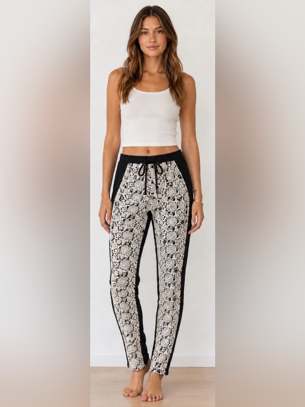 Chaser Lace Front Jogger Pants